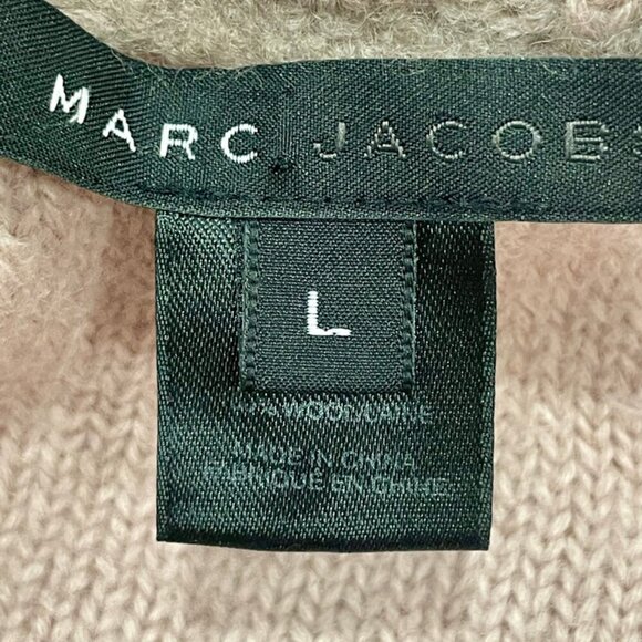 MARC JACOBS 100% WOOL KNITTED SWEATER PINK/ GRAY KIDS SIZE 10-12 - Picture 12 of 12